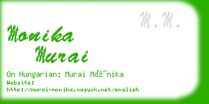 monika murai business card